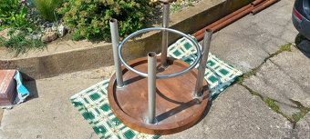 RETRO Velký kulatý stůl  - 3