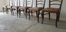 PRODÀM STAROŽITNÉ  ŽIDLE-6KS- MASÌVNÌ DUB - 3