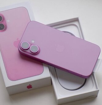 iPhone 16 Pink BATERIE 100% TOP - 3