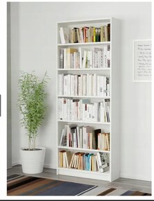 Ikea knihovna Billy 80 cm x 202 cm x 28 cm bílý - 3