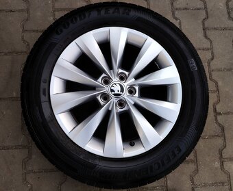 Alu kola originál Škoda Scala, Kamiq 5x100 R16 - 3