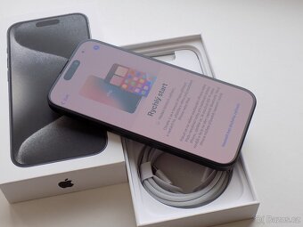APPLE iPhone 15 Pro 128GB Černý titan - ZÁRUKA 12 MĚSÍCŮ - 3