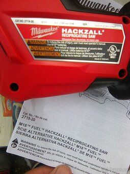 Milwaukee M18 FHZ-0, aku HACKZALL pilka - 3