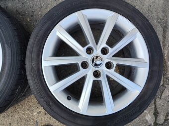17"letní alu sada Teron 5x112 origo Škoda Octavia 3 Golf 7 - 3