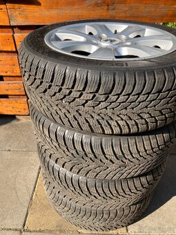 Alu kola 5x120, zimní pneu Nokian 195/55 R16 - 3