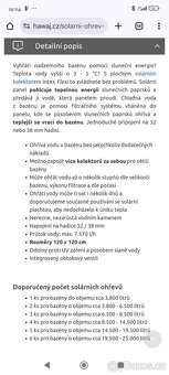 Solární podložka ohřev vody Intex 120 x 120 cm - 3
