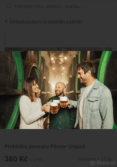 Dva Poukazy na prohlídku pivovaru Pilsner Urquell - 3