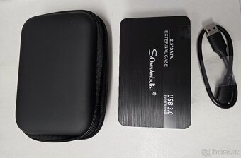 Externí 1Tb HDD 2.5, USB3 + přenosný box nový - 3