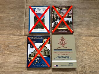 Sady slovenských obehových mincí BU a PROOF - koruna euro - 3