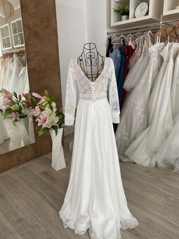 Svatební šaty vel.34-38. Výprodej - 3