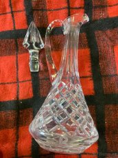 Velká Broušená karafa - čirá - 3