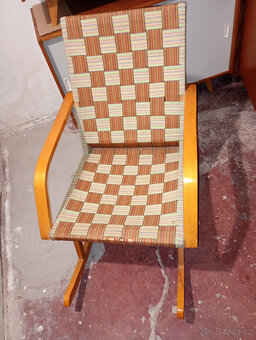 RETRO Houpací křeslo BRUSEL,popruhy - 3