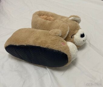 Roztomilé domácí bačkory vel. 34–35 🐻 - 3