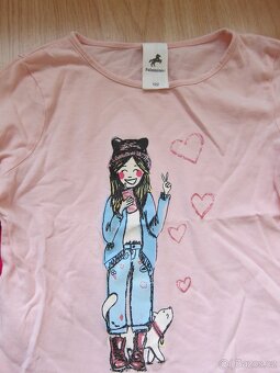 Set dívčí trička s dlouhým rukávem vel. 122 - 3