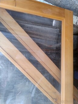 Dřevěné balkonové dveře - 3