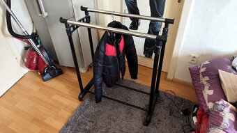 Dvojitý teleskopický věšák - němý sluha - 3