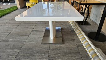 Jidelni stul 160x90, bily lakovany - 3