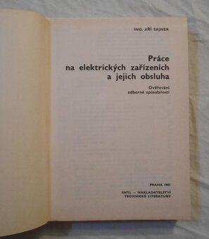 Sajner - Práce na elektrických zařízeních a jejich obsluha - 3
