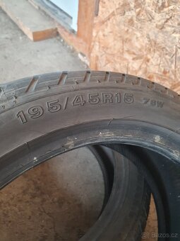 195 45 r 15 dezén 83% R15 195 45 letní pneumatiky 195/45r15 - 3