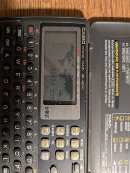 Prodám digitální diář Casio SF-4600. - 3