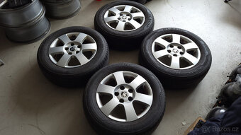 Orig. letní ALU kola 15" 5x112 ET47 Škoda Octavia 2 - 3