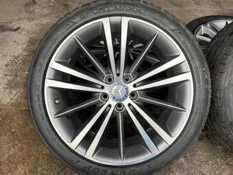 Original alu sada MB CLS W257 R19 + letní pneu - 3