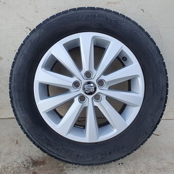 Alu kola Seat 15" 5x100, letní Falken 185/65R15 - 3