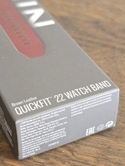Garmin kožený quick fit řemínek 22mm - 3
