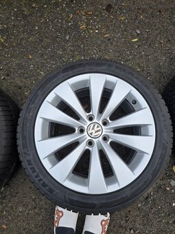 Prodám Alu kola 5x112 r17 s pneu - 3