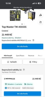 Top Master TM-455555 Dílenský vozík NOVÝ - 3