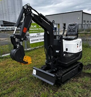 minibagr, bagr do budov, pásový bagr, rypadlo - 3