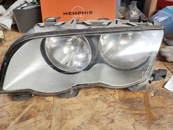 BMW E46,  přední světla, - 3