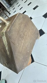 Starožitný, secesní uhlák - 3