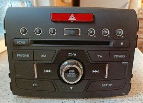 Original radio Honda CR-V 4 gen., rok vyroby 2012 – 2016. - 3