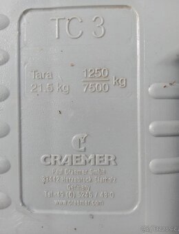 Plastová paleta Craemer TC3 - 3