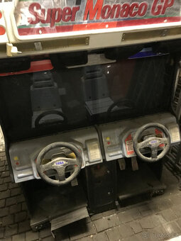 Arkádový automat Super Monaco GP - nefunkční - 3
