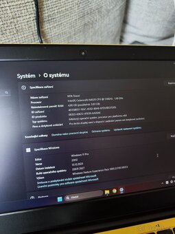 Prodám Umax VisionBook 12WRX Yellow - 3