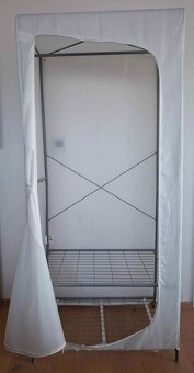 Bíla látková skříň Breim IKEA s organizéry - 3