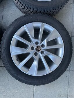 Zánovní zimní original alu sada Škoda Kamiq - Braga 205/55 1 - 3