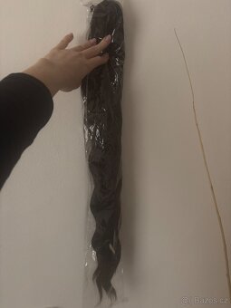 Hnědý culík na skřipci délka 65 cm nový - 3