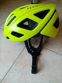Helma na kolo (cyklistická přilba) vel. L/XL fluo yellow - 3