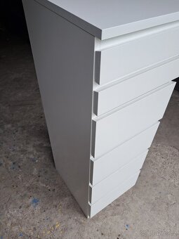 Ikea komoda Malm se zrcadlem bílá - 3