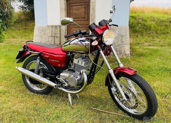 Jawa 350 s TP ČR, Californian 5, červená metalíza - 3