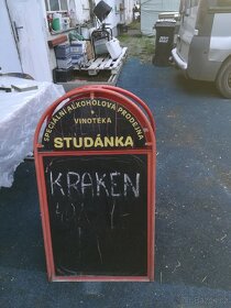 Plechová cedule poutač - 3