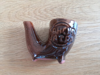 Karafa a 6 panáků - bulharská keramika - 3