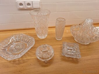 Prodám broušené sklo, perfektní stav - i jednotlivě - 3