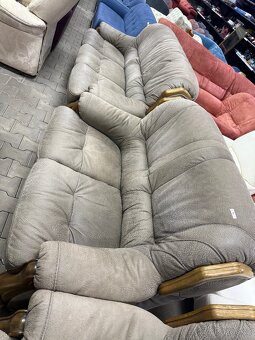 Kožená sedací souprava 3+2+křeslo - 3