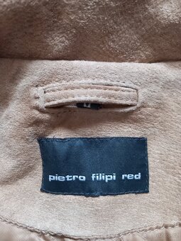 Pánská semišová zateplená bunda vel. M top stav - 3