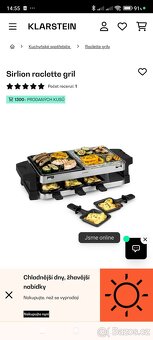 Raclette gril Klarstein Sirlion - 3