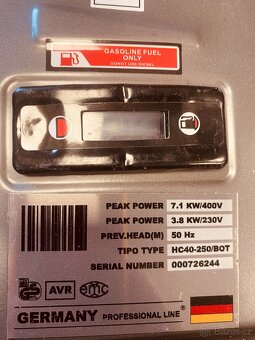 Benzínová centrála Forsterg HC40-250/BOT - 3